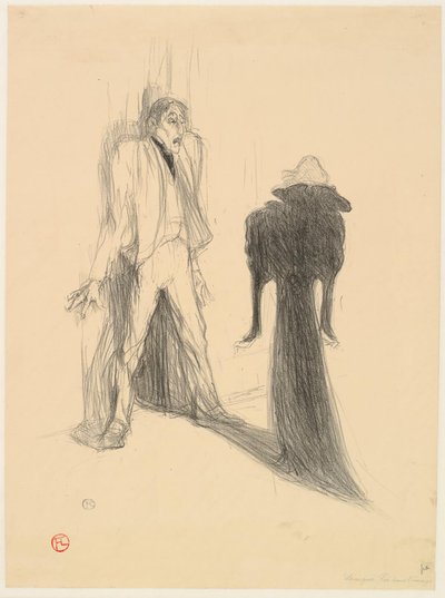 Lugné Poë ja Berthe Bady kuvassa tekijältä Henri de Toulouse Lautrec