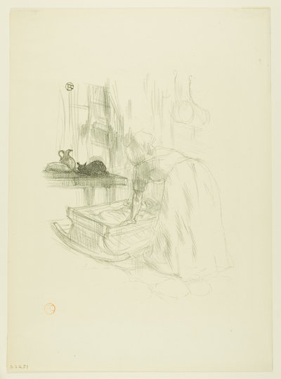 Kehtolaulu Désiré Dihaun Melodioista tekijältä Henri de Toulouse Lautrec