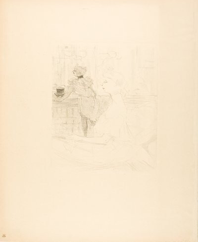 Neiti Leconte tekijältä Henri de Toulouse Lautrec