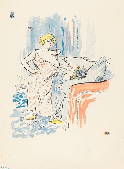 Mies ja nainen. tekijältä Henri de Toulouse Lautrec