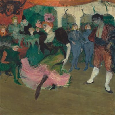 Marcelle Lender tanssii Boleroa Chilpéricissä, 1895-1896. tekijältä Henri de Toulouse Lautrec