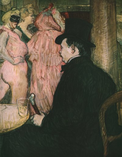 "Maxime Dethomas", 1896, 1952. tekijältä Henri de Toulouse Lautrec