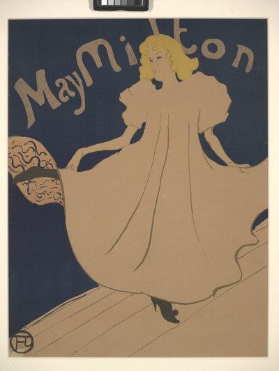 May Milton (värilitografia) tekijältä Henri de Toulouse Lautrec