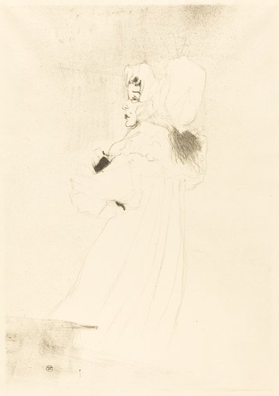 Miss May Belfort, suuri lautanen (Miss May Belfort, grande planche) tekijältä Henri de Toulouse Lautrec