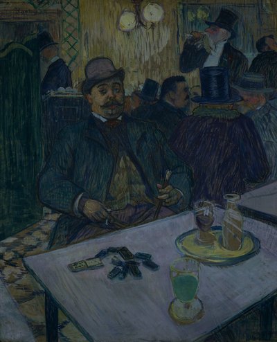 Monsieur Boileau kahvilassa, 1893. tekijältä Henri de Toulouse Lautrec