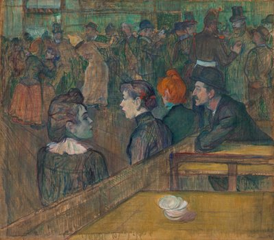 Moulin de la Galette, 1889. tekijältä Henri de Toulouse Lautrec