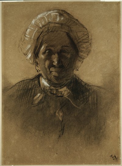Vanha nainen tekijältä Henri de Toulouse Lautrec