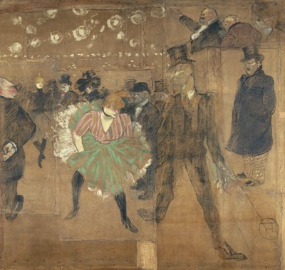 Paneelit Goulue-barakkaa varten Foire du Trône -tapahtumassa Pariisissa. tekijältä Henri de Toulouse-Lautrec