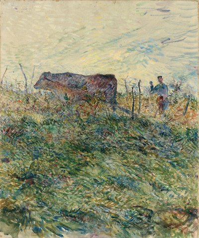 Kyntö viinitarhassa, 1883 tekijältä Henri de Toulouse Lautrec