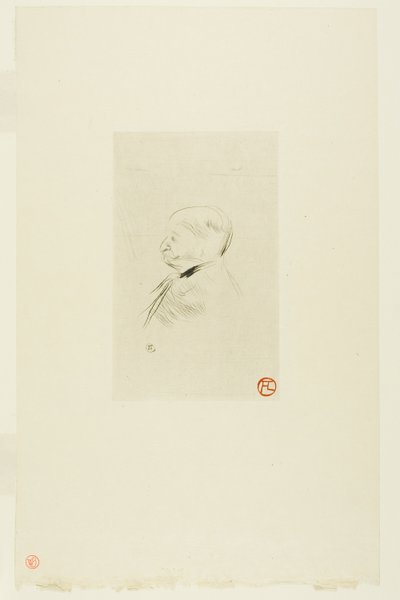 Miehen muotokuva tekijältä Henri de Toulouse Lautrec