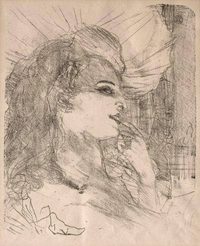 Näyttelijöiden ja näyttelijöiden muotokuvia: Kolmetoista litografiaa: Anna Held, 1898. tekijältä Henri de Toulouse Lautrec
