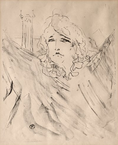 Näyttelijöiden ja näyttelijöiden muotokuvia: Kolmetoista litografiaa: Sarah Bernhardt tekijältä Henri de Toulouse Lautrec