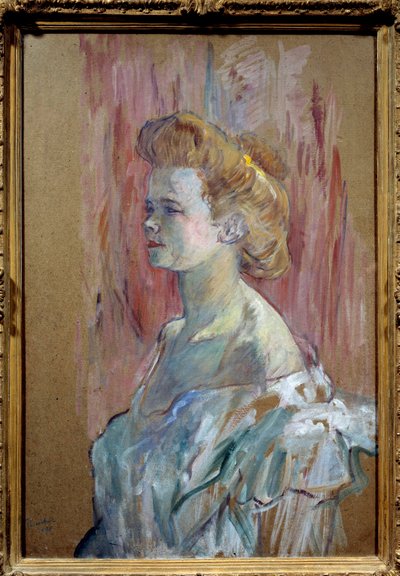 Prostituutio: ”Kotiäidin muotokuva” Henri de Toulouse Lautrecin (1864-1901) maalaus 1898 Su. 0,88x0,56 m Yksityinen kokoelma tekijältä Henri de Toulouse Lautrec