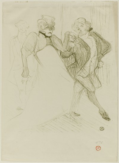 Réjane ja Galipaux, Madame Sans-Gênessa tekijältä Henri de Toulouse Lautrec