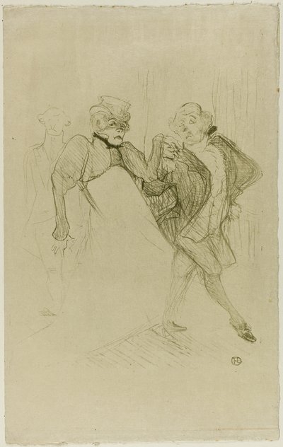Réjane ja Galipaux, Madame Sans-Gênessa tekijältä Henri de Toulouse Lautrec