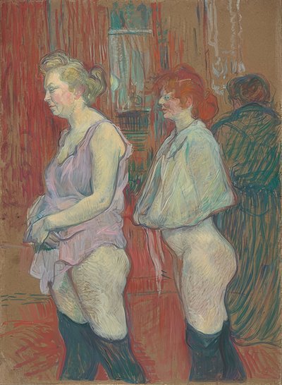 Rue des Moulins. 1894 tekijältä Henri de Toulouse Lautrec