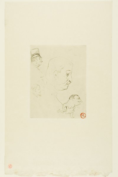 Luonnos tekijältä Henri de Toulouse Lautrec