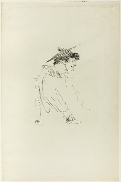 Pieni englantilainen tyttö (Miss Dolly) tekijältä Henri de Toulouse-Lautrec