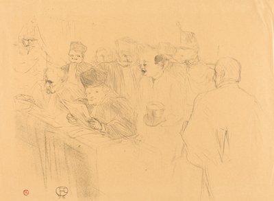Soudais Deposition tekijältä Henri de Toulouse Lautrec