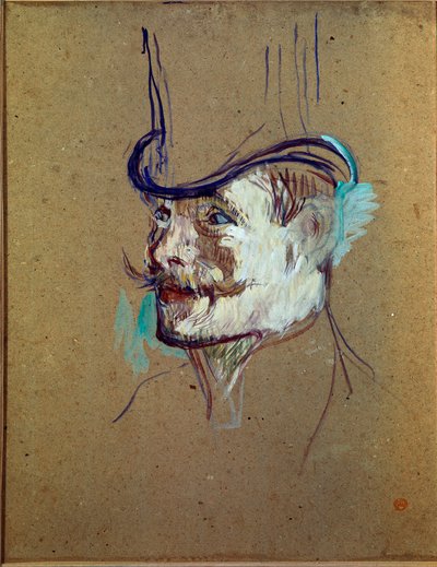 Tutkimus Mr. Warnerille. Piirustus Henri de Toulouse-Lautrec (Toulouse Lautrec tekijältä Henri de Toulouse Lautrec