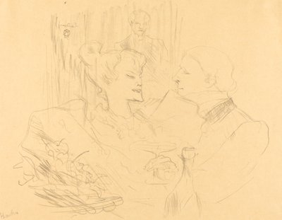 Illallinen Lontoossa tekijältä Henri de Toulouse Lautrec