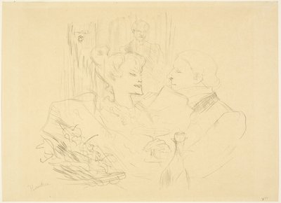 Illallinen Lontoossa tekijältä Henri de Toulouse Lautrec
