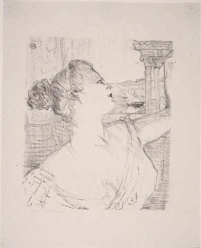 Sybil Sanderson tekijältä Henri de Toulouse Lautrec
