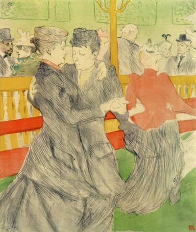 Tanz in Moulin Rouge tekijältä Henri de Toulouse Lautrec
