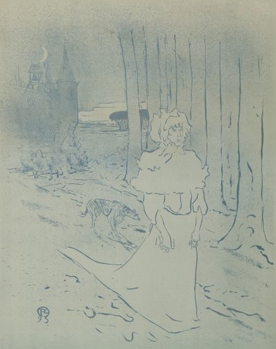 Huonekalut ja erilaiset esineet 1100- ja 1300-luvuilta tekijältä Henri de Toulouse Lautrec