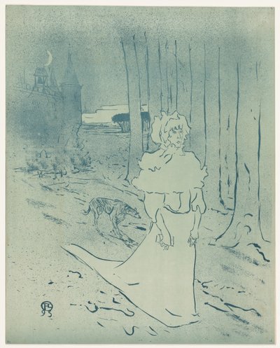Chatelaine tai Tocsin tekijältä Henri de Toulouse Lautrec
