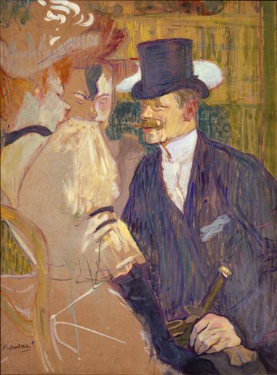 Englantilainen William Tom Warrener, 1861-1934 Moulin Rougessa, 1892. tekijältä Henri de Toulouse Lautrec