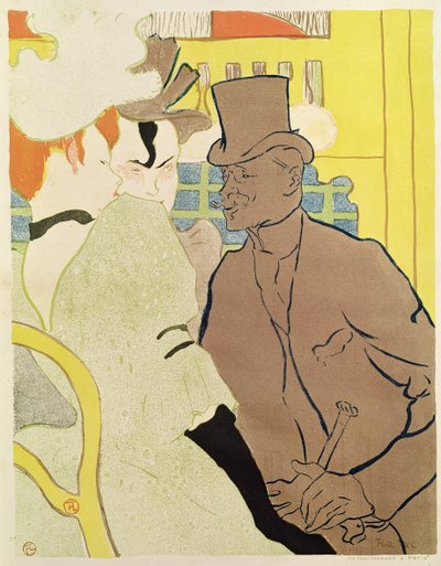 Englantilainen Moulin Rougessa tekijältä Henri de Toulouse Lautrec