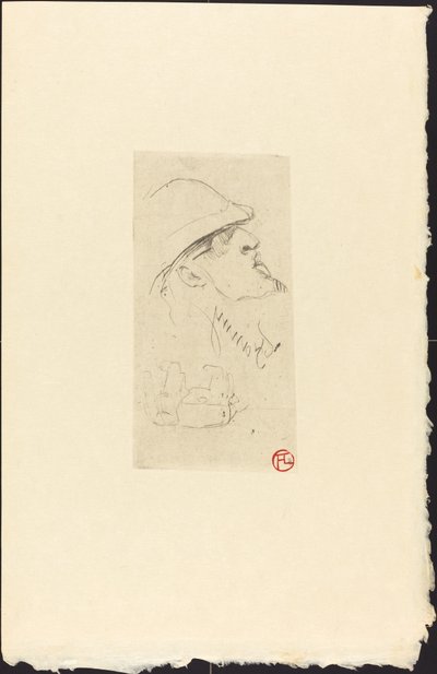 Tutkija Vicomte de Brettes (Explorer L.J. Vicomte de Brettes?) tekijältä Henri de Toulouse Lautrec