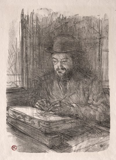Hyvä litografi tekijältä Henri de Toulouse Lautrec