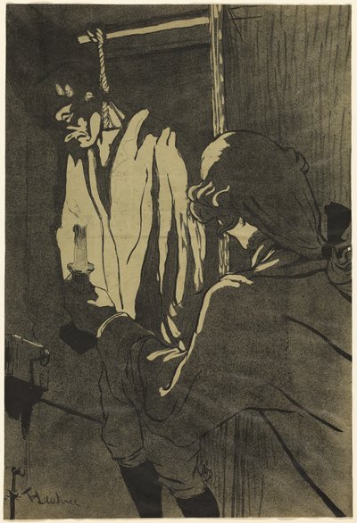 Hirtetty mies tekijältä Henri de Toulouse-Lautrec