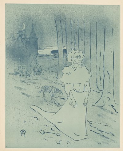 Manor Lady tai Ente (Chatelaine tai myrkky) tekijältä Henri de Toulouse Lautrec