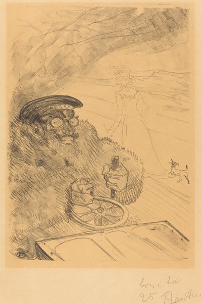 Autoilija, 1896. tekijältä Henri de Toulouse Lautrec