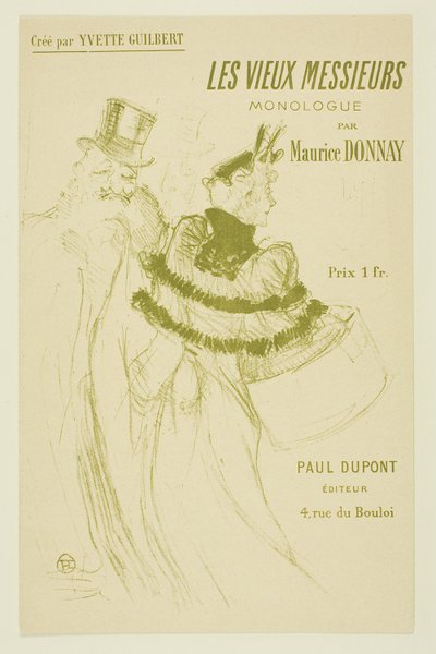 Vanhat herrat tekijältä Henri de Toulouse Lautrec