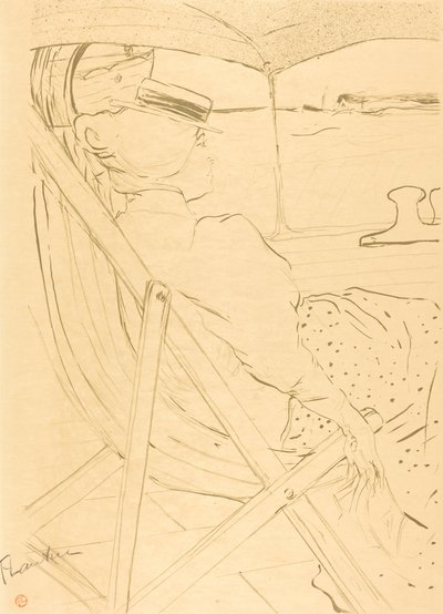 Matkustaja hytistä 54 - Purjehdus jahdilla tekijältä Henri de Toulouse Lautrec