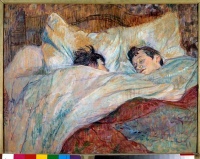 Sänky Kaksi nukkuvaa lasta. Öljy pahville, Henri de Toulouse Lautrec (1864-1901) 1892 Dim. 0,54x0,7 m Pariisi, musee d