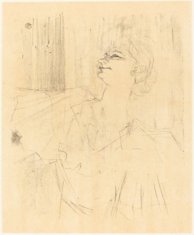 Menilmontantille Bruantista Ménilmontantille, Bruantista, 1898. tekijältä Henri de Toulouse Lautrec