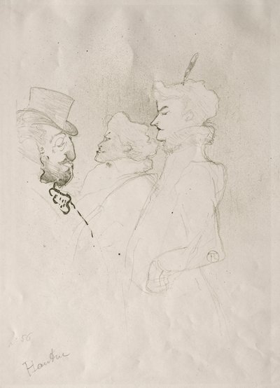 Miksi ei kerran, ei tapahdu, 1893. tekijältä Henri de Toulouse Lautrec