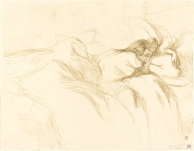 Nainen unessa tekijältä Henri de Toulouse Lautrec