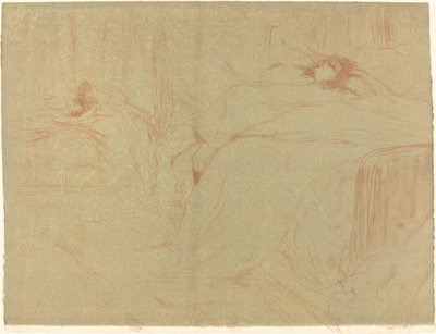 Nainen Selässä tekijältä Henri de Toulouse Lautrec