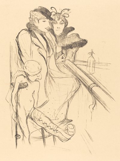Haavoittunut Eros Eros vanné, 1894. tekijältä Henri de Toulouse Lautrec