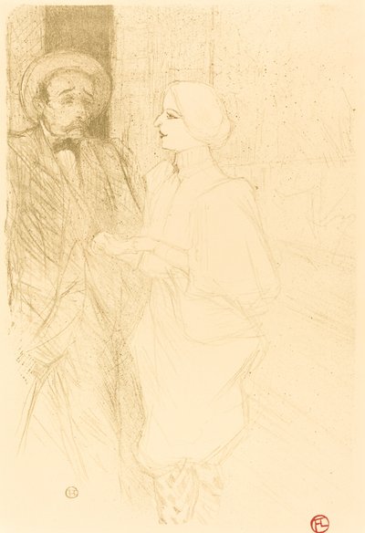 Yahne ja Mayer vaikeassa iässä Yahne ja Mayer vaikeassa iässä, 1895. tekijältä Henri de Toulouse Lautrec
