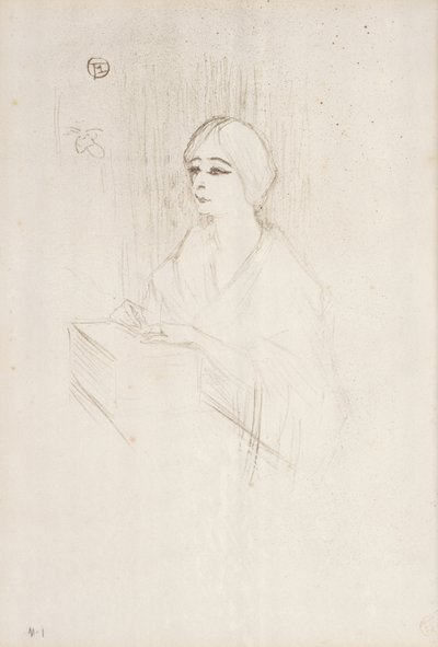 Yahne laatikossaan, 1895 tekijältä Henri de Toulouse Lautrec