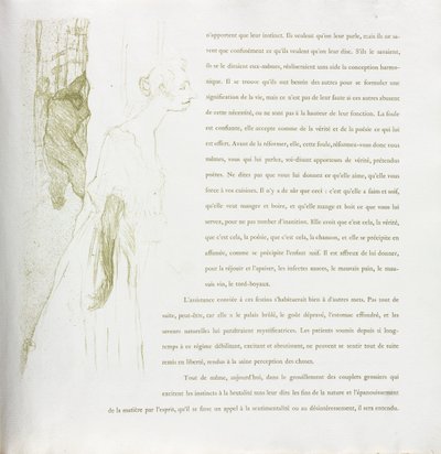 Yvette Guilbert-French-sarja: nro 11 tekijältä Henri de Toulouse Lautrec