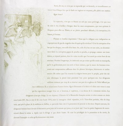 Yvette Guilbert-French-sarja: nro 13, 1894. tekijältä Henri de Toulouse Lautrec