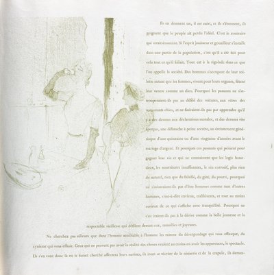 Yvette Guilbert-French-sarja: nro 14 tekijältä Henri de Toulouse Lautrec